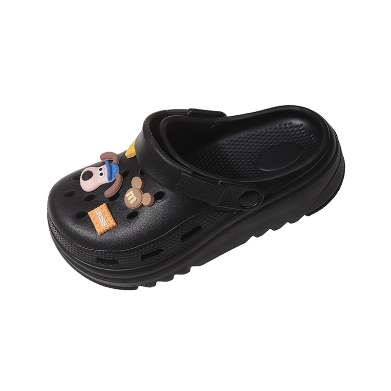 

LONGDUIZHANG Клоги унисекс XM-5511-GG черные Освежающие дышащие, цвет XM-5511-GG Black[Refreshing Breathable]