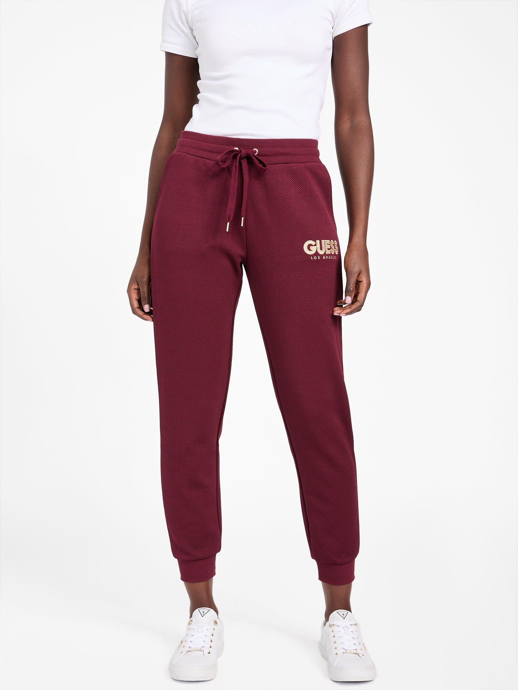 

Джоггеры Касандра Guess Factory, цвет mystic wine