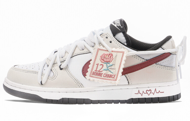 

Кроссовки для скейтбординга Dunk женские, низкие, красный Nike