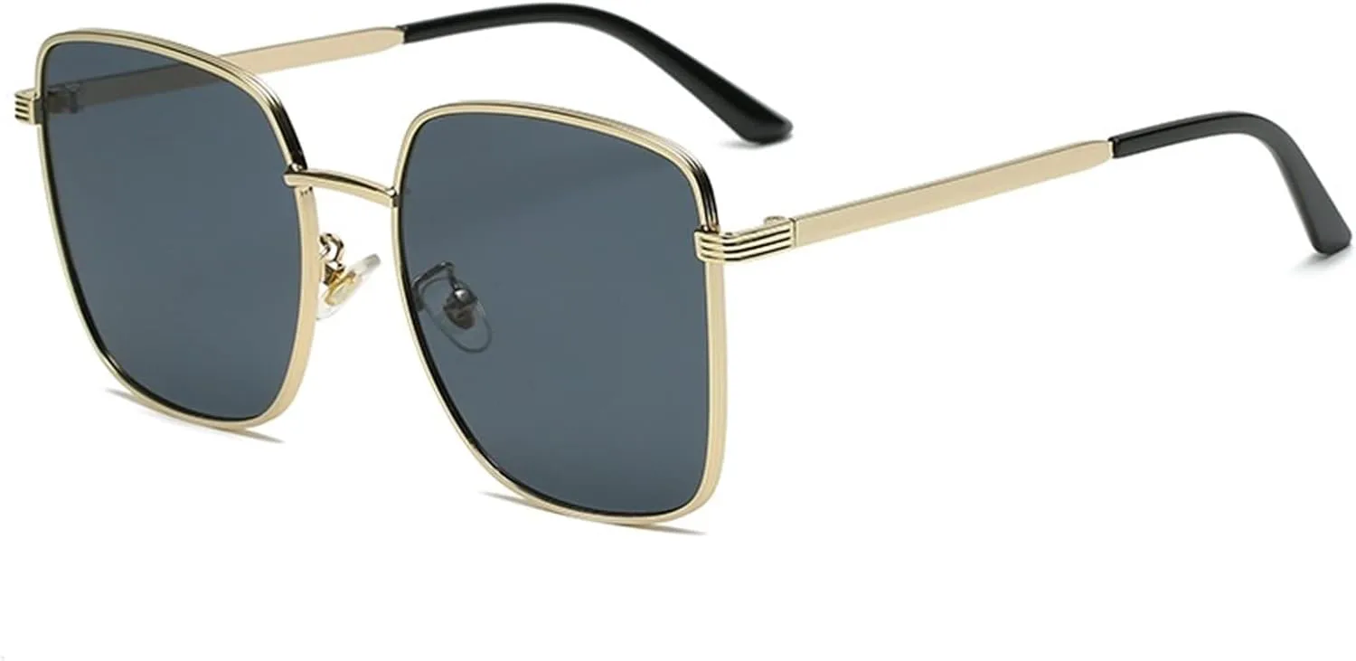 

Солнцезащитные очки XINXIN в стиле ретро, ​​большие квадратные, для мужчин и женщин, для отдыха на природе, пляжа и вождения (Цвет: A, Размер: Средний), A