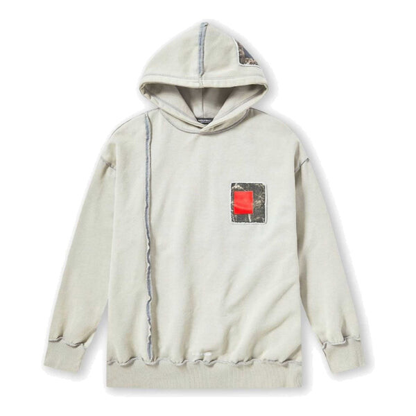 

Толстовка relaxed cubist hoodie 'cold light grey' A-Cold-Wall*, серый