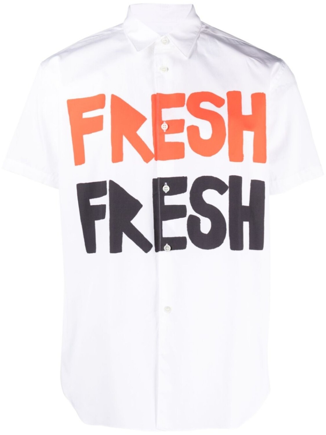 

Comme Des Garçons Shirt рубашка с графичным принтом, белый