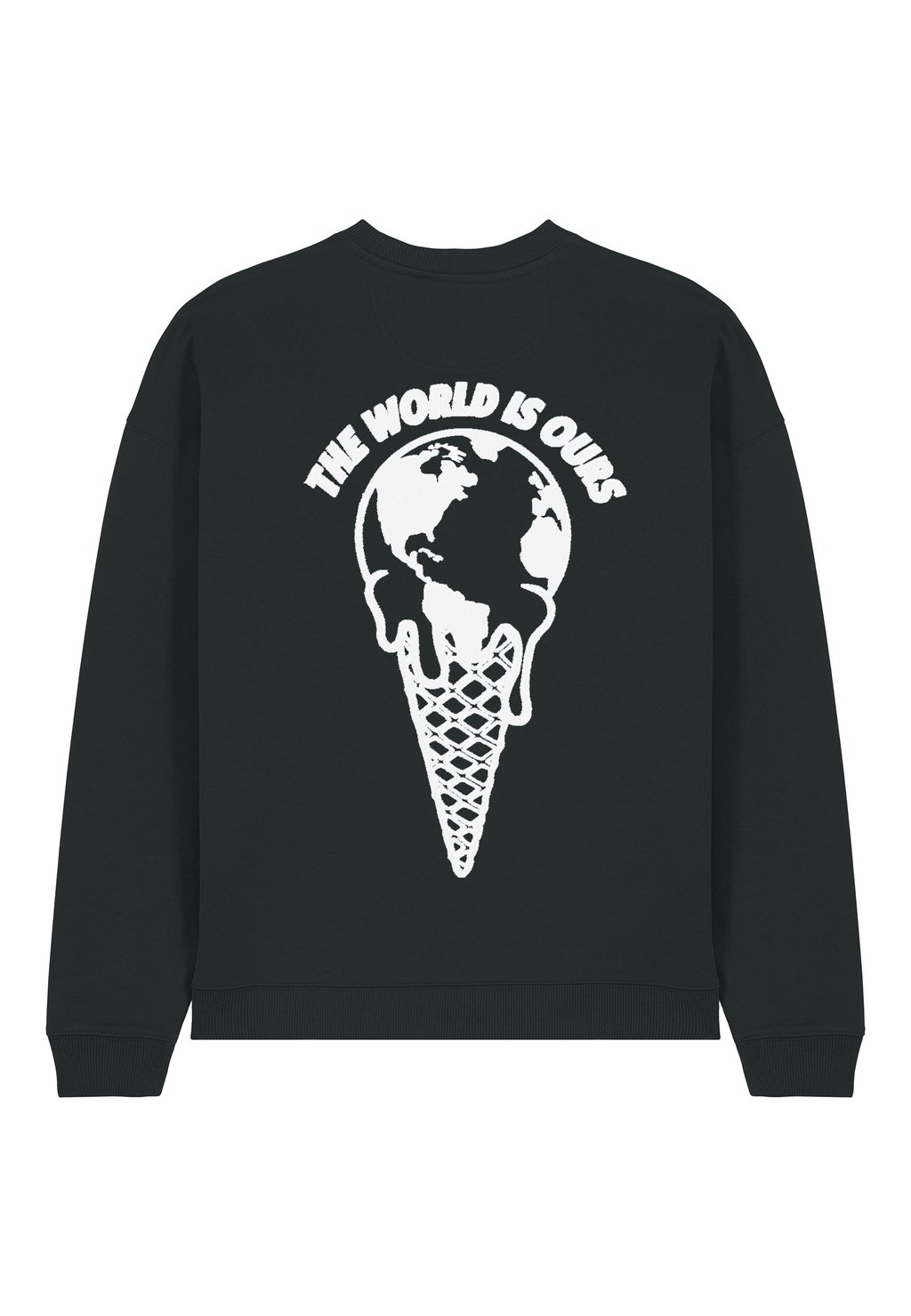 

Толстовка THE WORLD IS YOURS BACK PRINT UNISEX HEAVYWEIGHT Mira Paris, черный