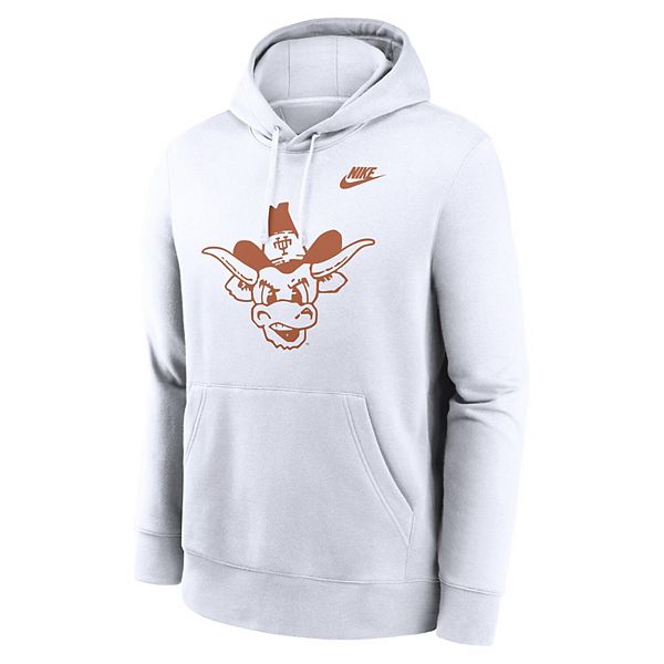 Мужской белый худи с логотипом Texas Longhorns Legacy Club Nike — фото 3