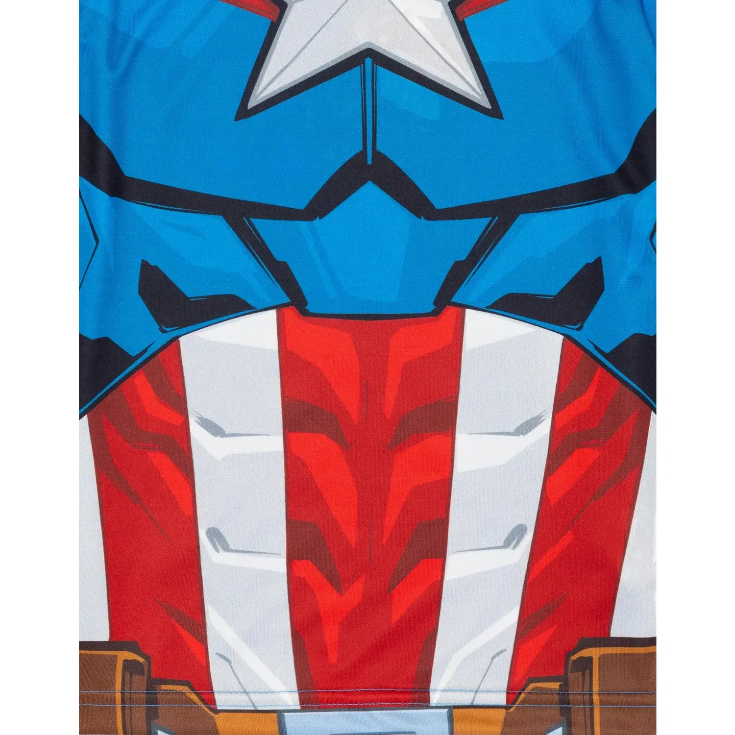 Пижама для мальчиков Marvel Captain America, Disney, синий — фото 2