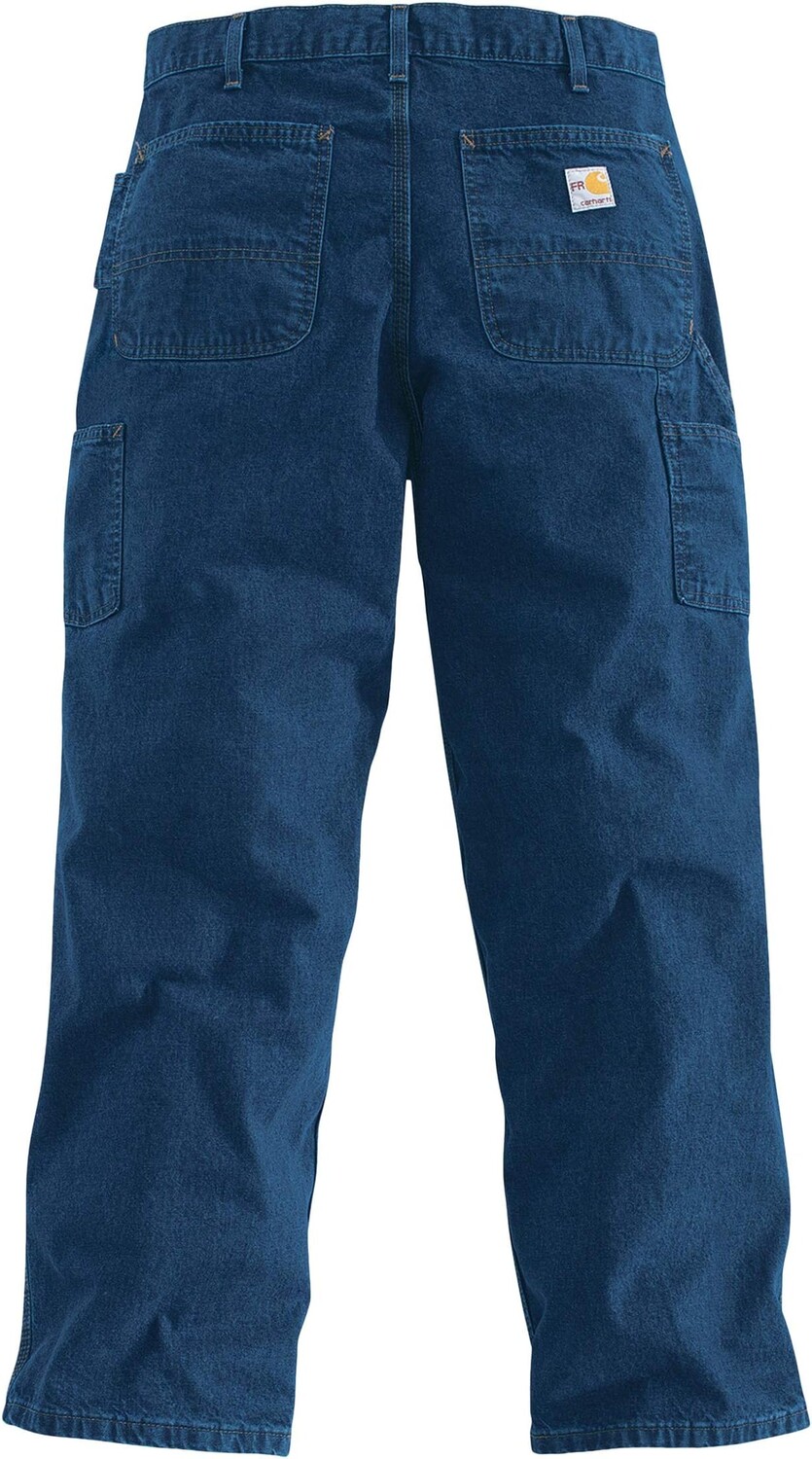 Джинсы Big & Tall Flame-Resistant Signature Denim Dungarees Carhartt, цвет Denim — фото 2