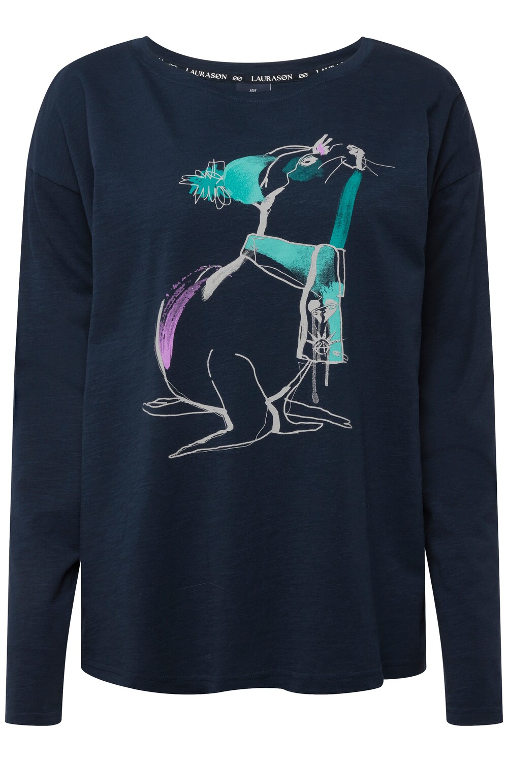 

Футболка LAURASØN, цвет navy blau