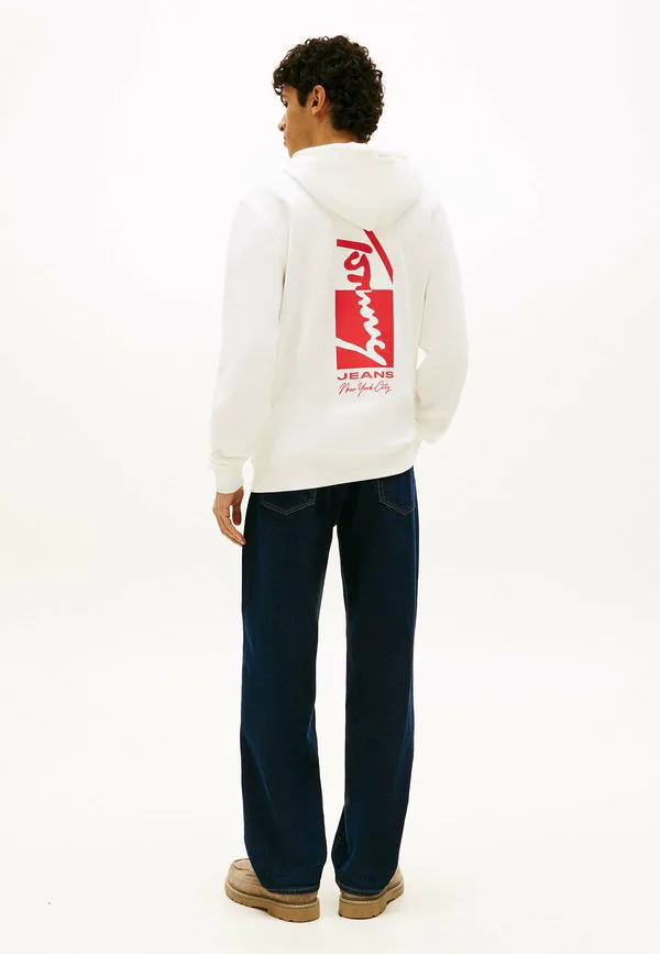 

Толстовка с фирменным логотипом на спине Tommy Jeans, Ecru, Бежевый, Толстовка с фирменным логотипом на спине Tommy Jeans, Ecru