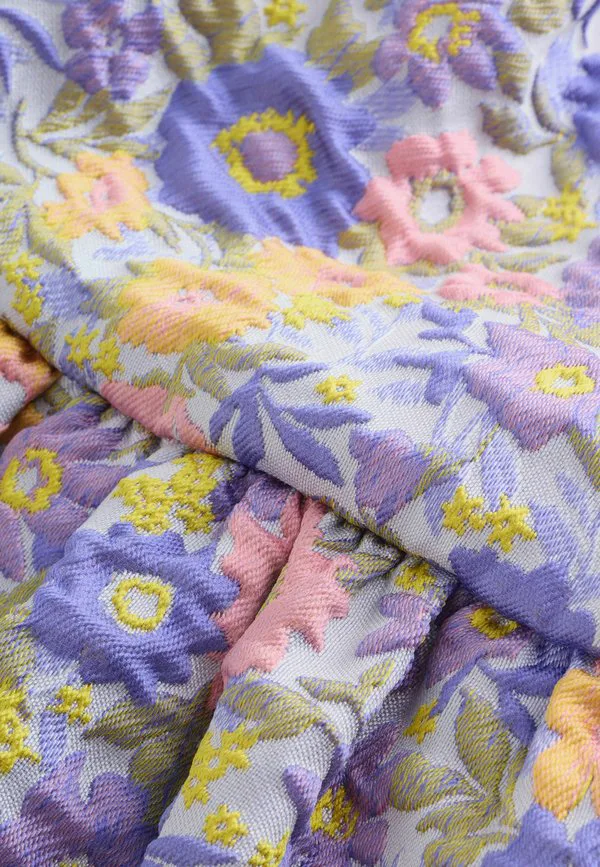 Платье для выпускного вечера из жаккардовой ткани стандартного кроя Next, Purple Floral — фото 4