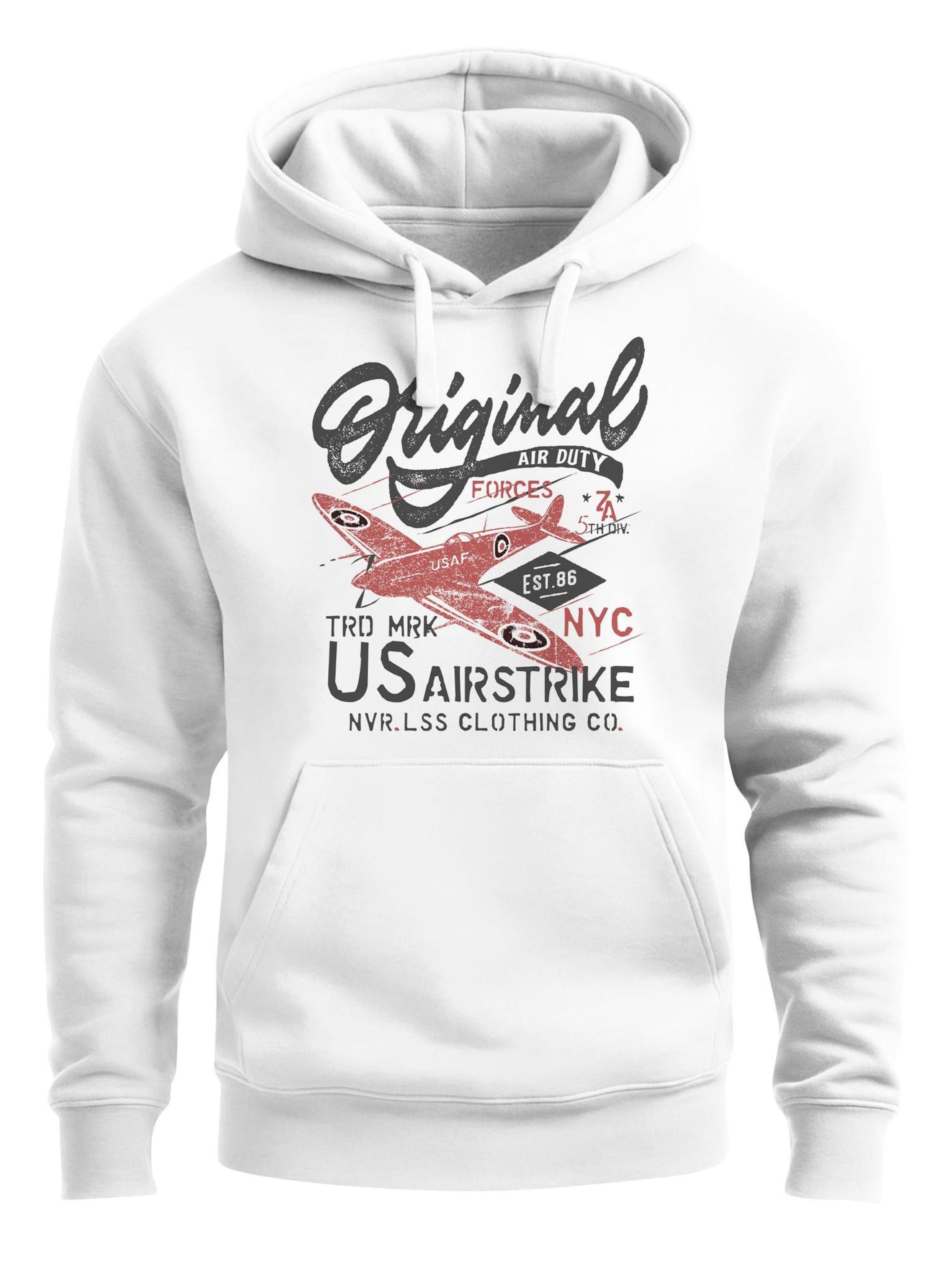 

Neverless Толстовка 'Airstrike Spitfire' в белом цвете