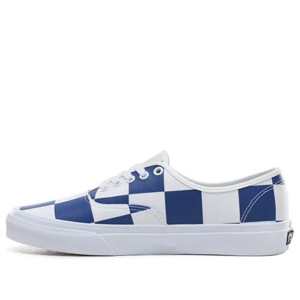 

Кроссовки authentic 'leather check' Vans, синий