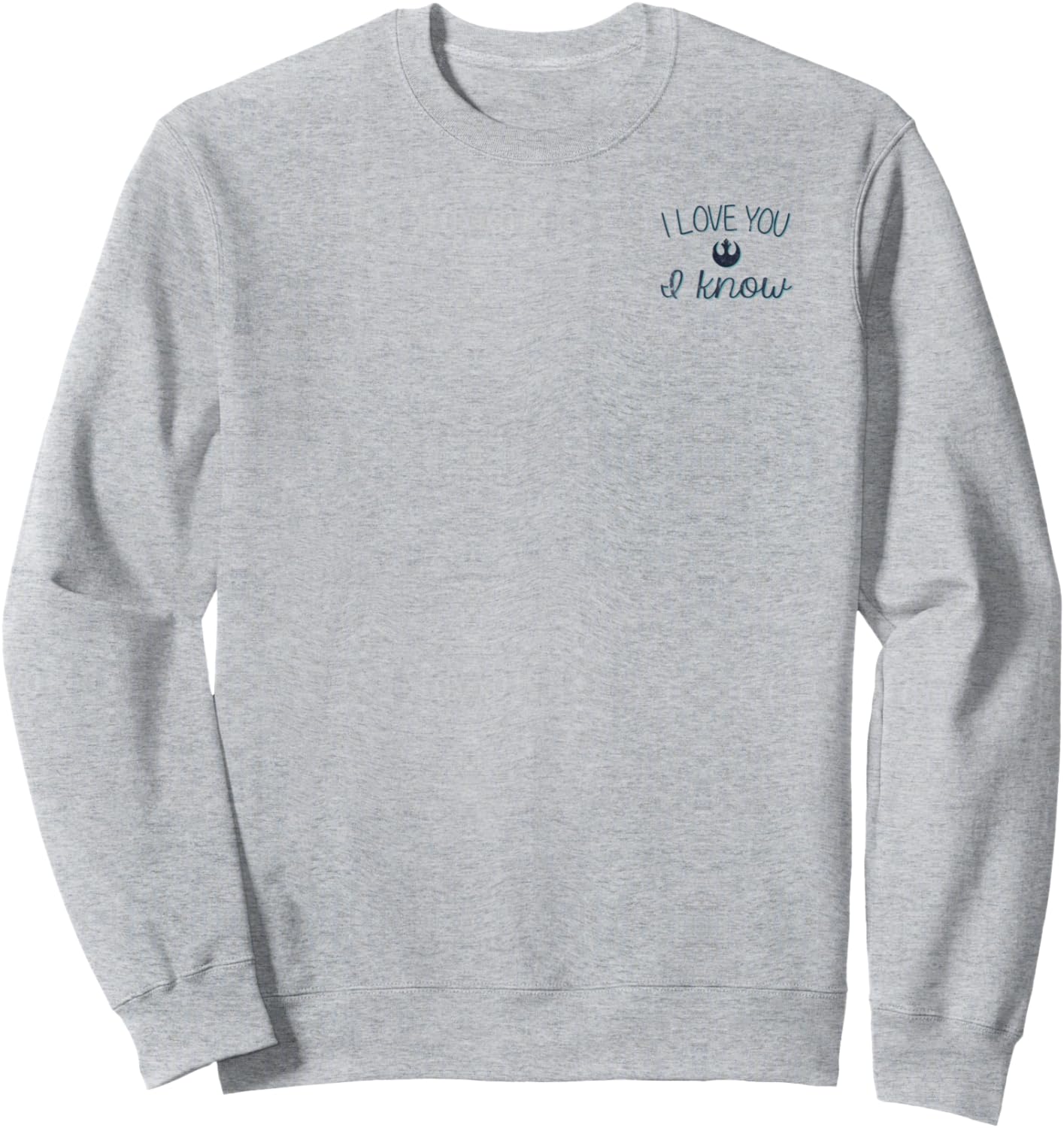 

Толстовка с карманом Star Wars Я люблю тебя и знаю, серая, размер S, Серый, Толстовка с карманом Star Wars Я люблю тебя и знаю, серая, размер S