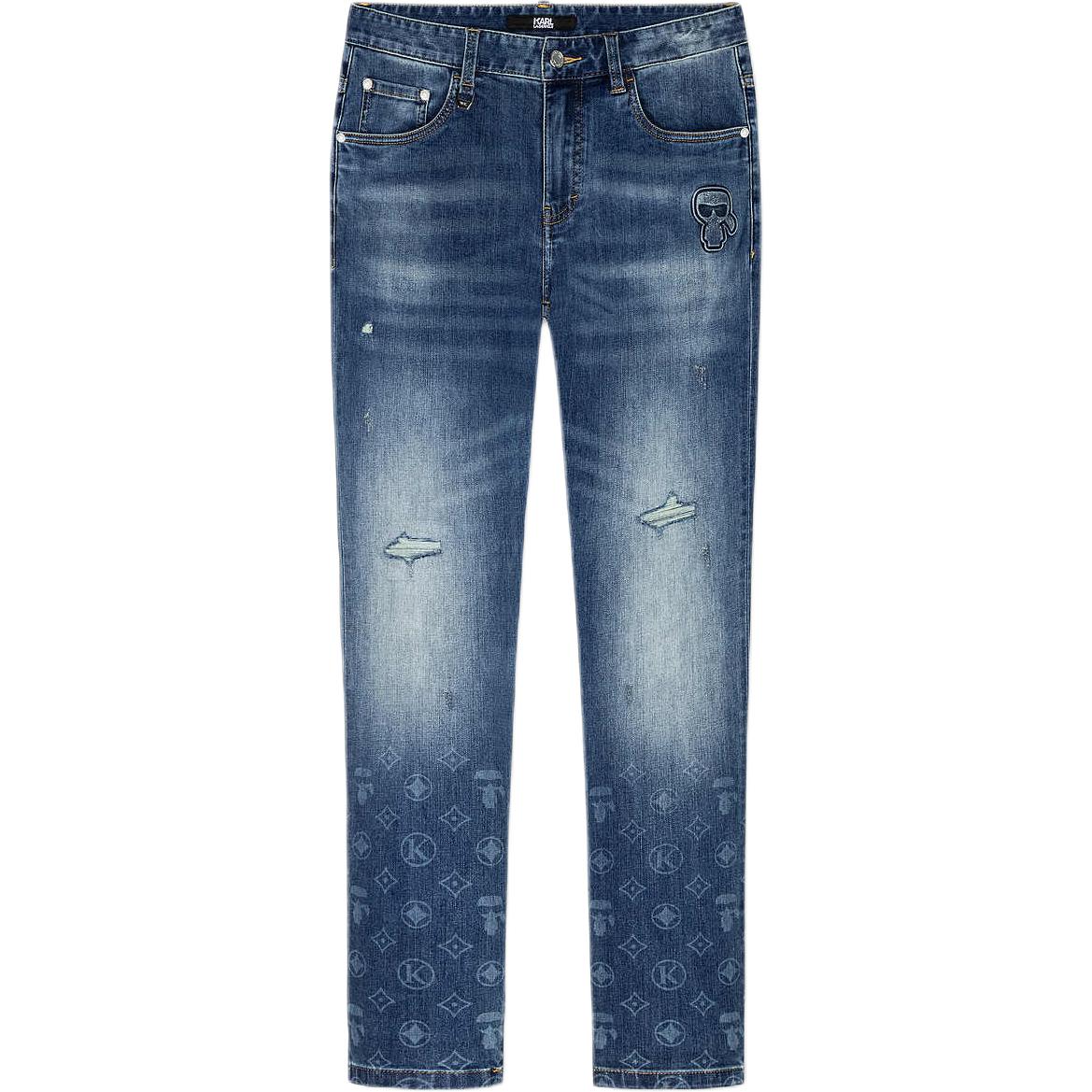 

KARL LAGERFELD / Karl Lagerfeld Jeans Джинсы мужские KARL LAGERFELD SS24 синего цвета