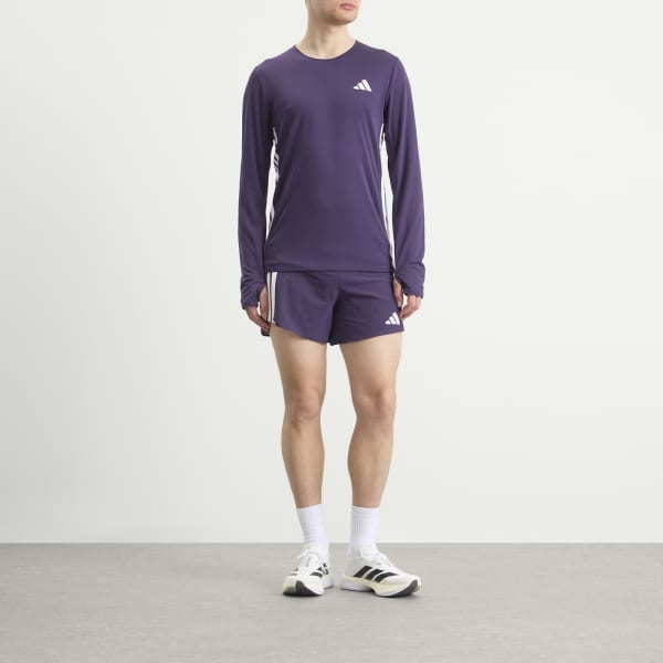 Беговая футболка Adidas adizero Adidas Running, Aurora Plum — фото 3