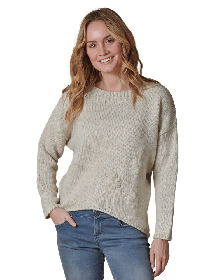 

Спортивная куртка ZHRILL Strickpullover ZHNINA FLOWER, цвет Fog