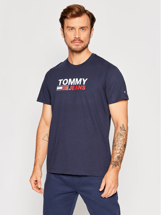 

Футболка стандартного кроя Tommy Jeans, синий