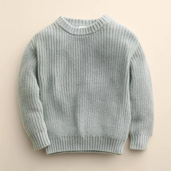 

Детский вязаный свитер 4-12 лет Little Co. By Lauren Conrad, цвет blue aura