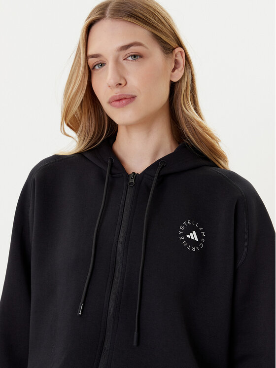 Свитшот loose fit JD8107 Adidas By Stella Mccartney, чёрный — фото 4