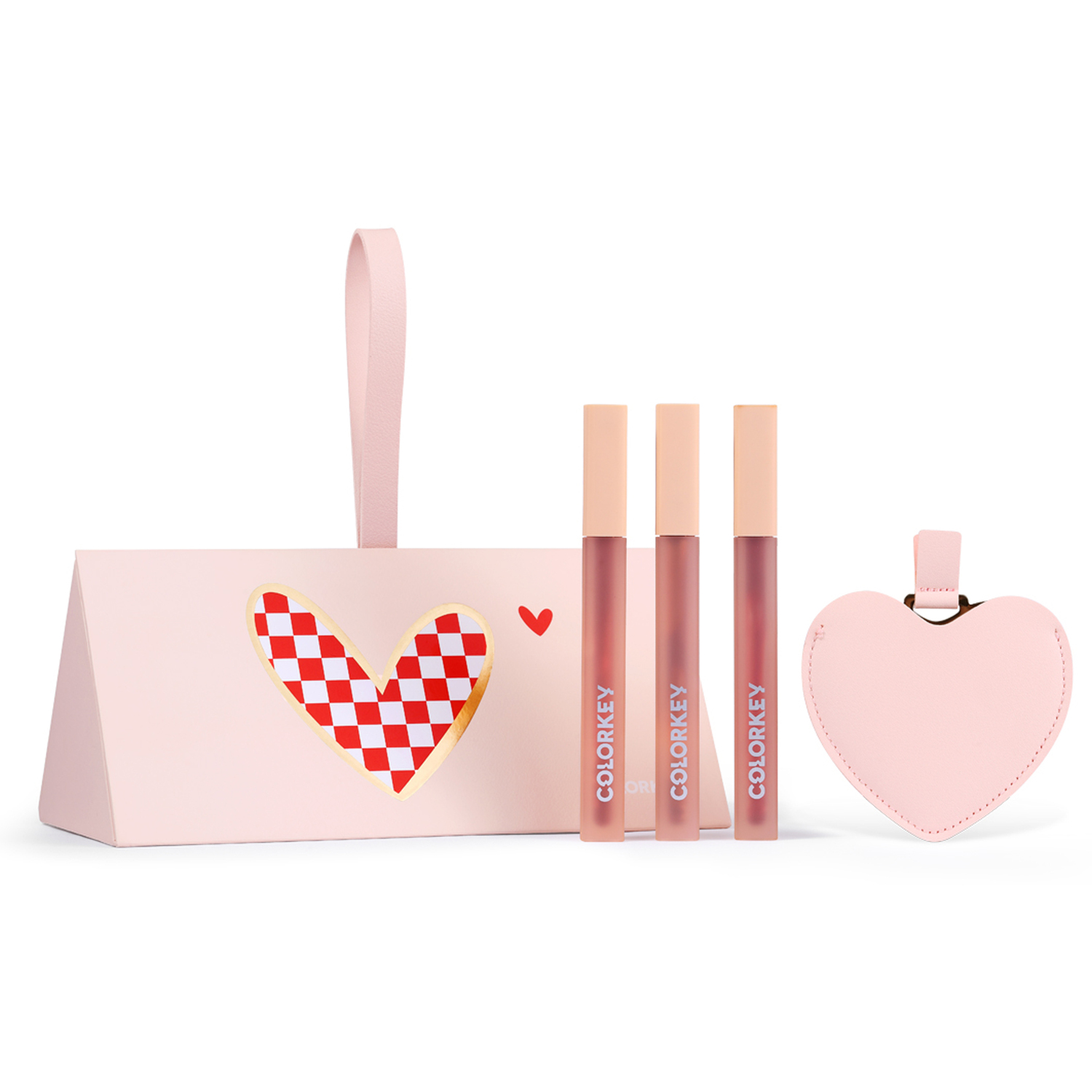 

набор жидких помад Hello Kitty Air Liquid Lipstick Box Makeup Sets велюровое матовое покрытие без макияжа 6 шт Colorkey, heartfelt signal box