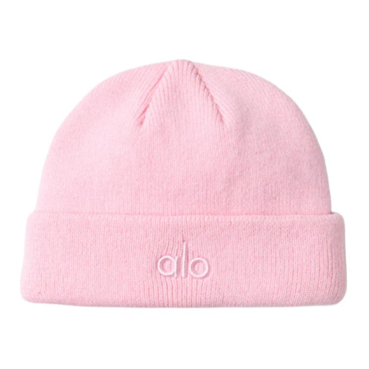 

Alo Yoga Переработанная полиэстеровая шапка унисекс розовая, Pink