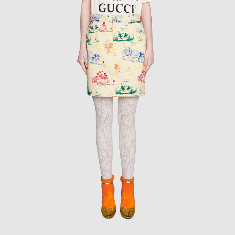 Юбка женская Gucci, кремовый — фото 2