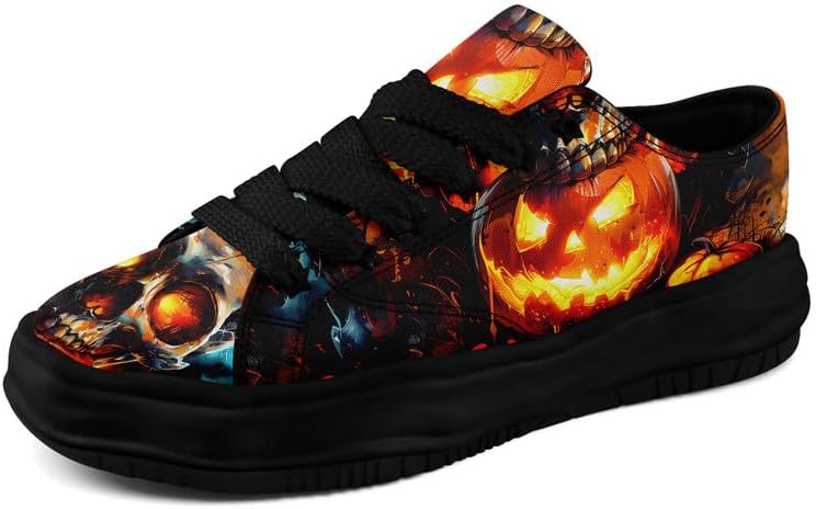 

Кроссовки Halloween с тыквой и привидением AWSOLE, модные, унисекс, белый/черный/синий/оранжевый