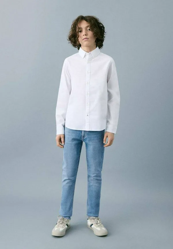 Узкие джинсы Mango Kids, Medium Blue