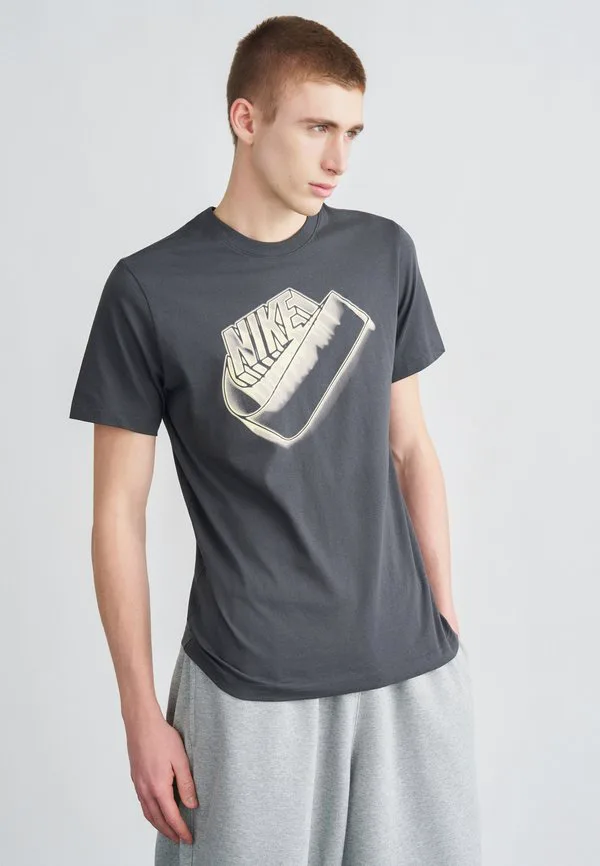 Футболка с принтом blur futura Nike Sportswear, Anthracite