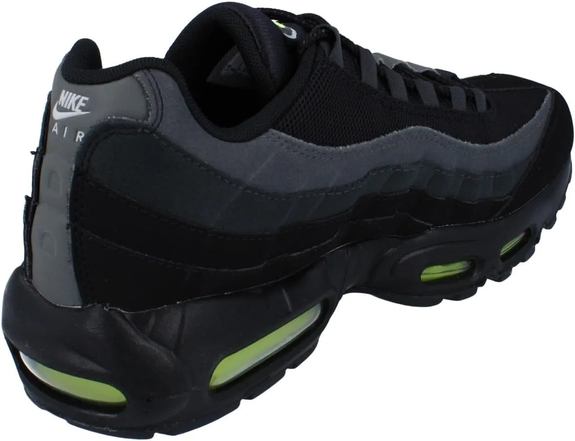 Мужские кроссовки Nike Air Max 95, Black Lt Smoke Grey Volt Dk Smoke Grey — фото 3