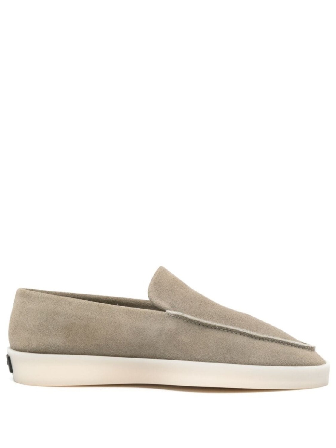 Замшевые мокасины Fear Of God, серый