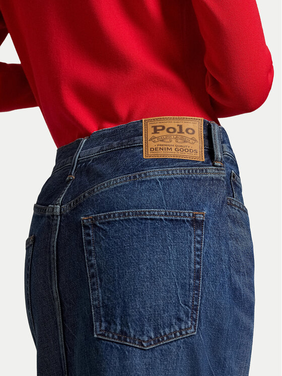 Джинсовая юбка regular fit 211A95501001 Polo Ralph Lauren, синий — фото 4