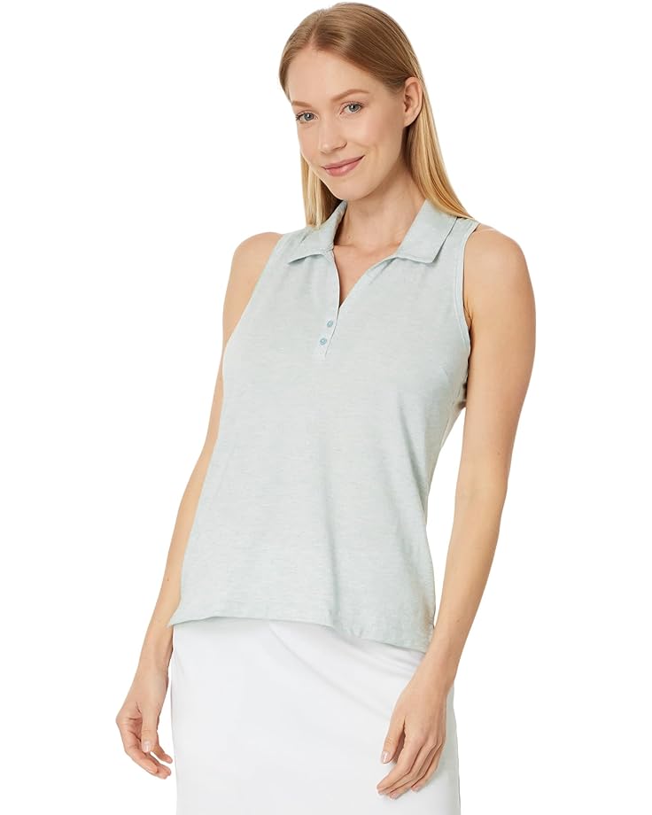 

Поло TravisMathew Featherweight Active Sleeveless, цвет Heather Jade