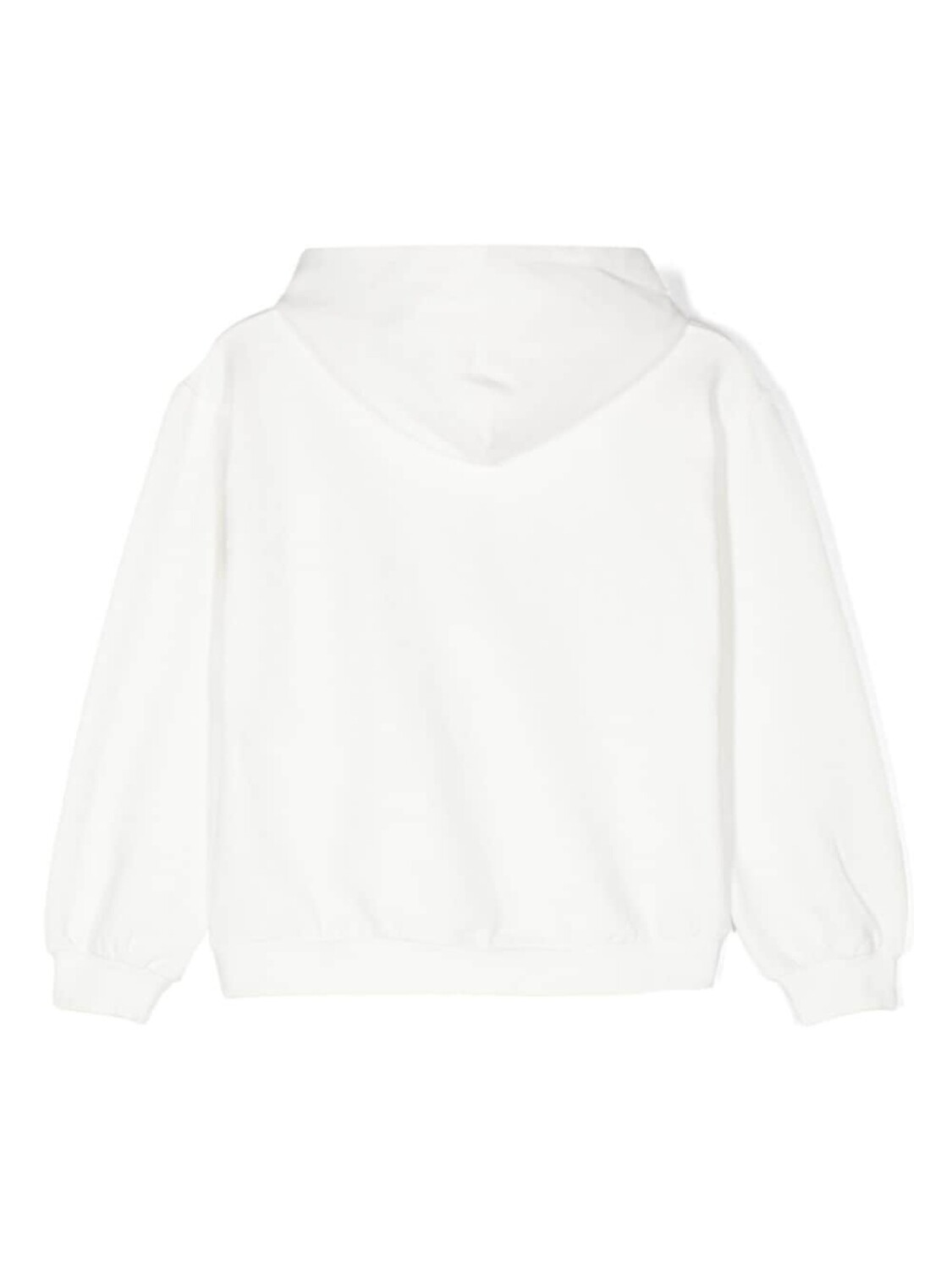 Miss Blumarine толстовка с капюшоном, украшенная логотипом, белый — фото 2