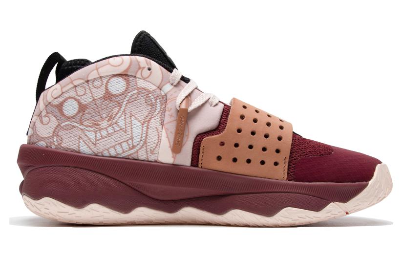 Adidas Dame 8 EXTPLY "Legends Unleased", Тёмно-красный — фото 2