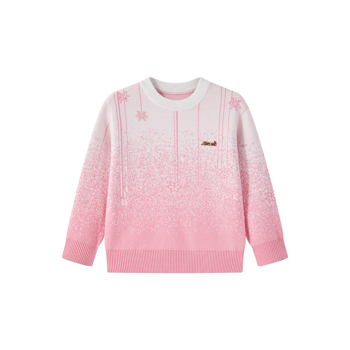 

Детский свитер с круглым вырезом, средней жесткости Disney, розовый