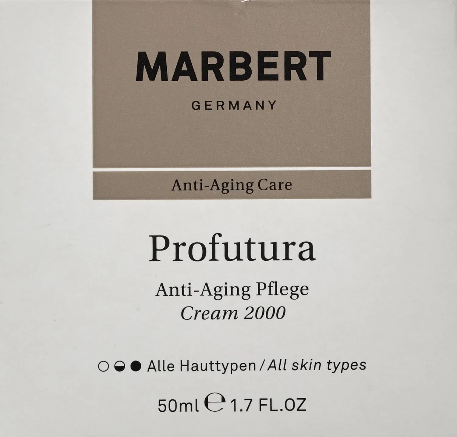 Крем для лица Marbert — Антивозрастной Profutura Cream 2000 для всех типов кожи, 50 мл — фото 2