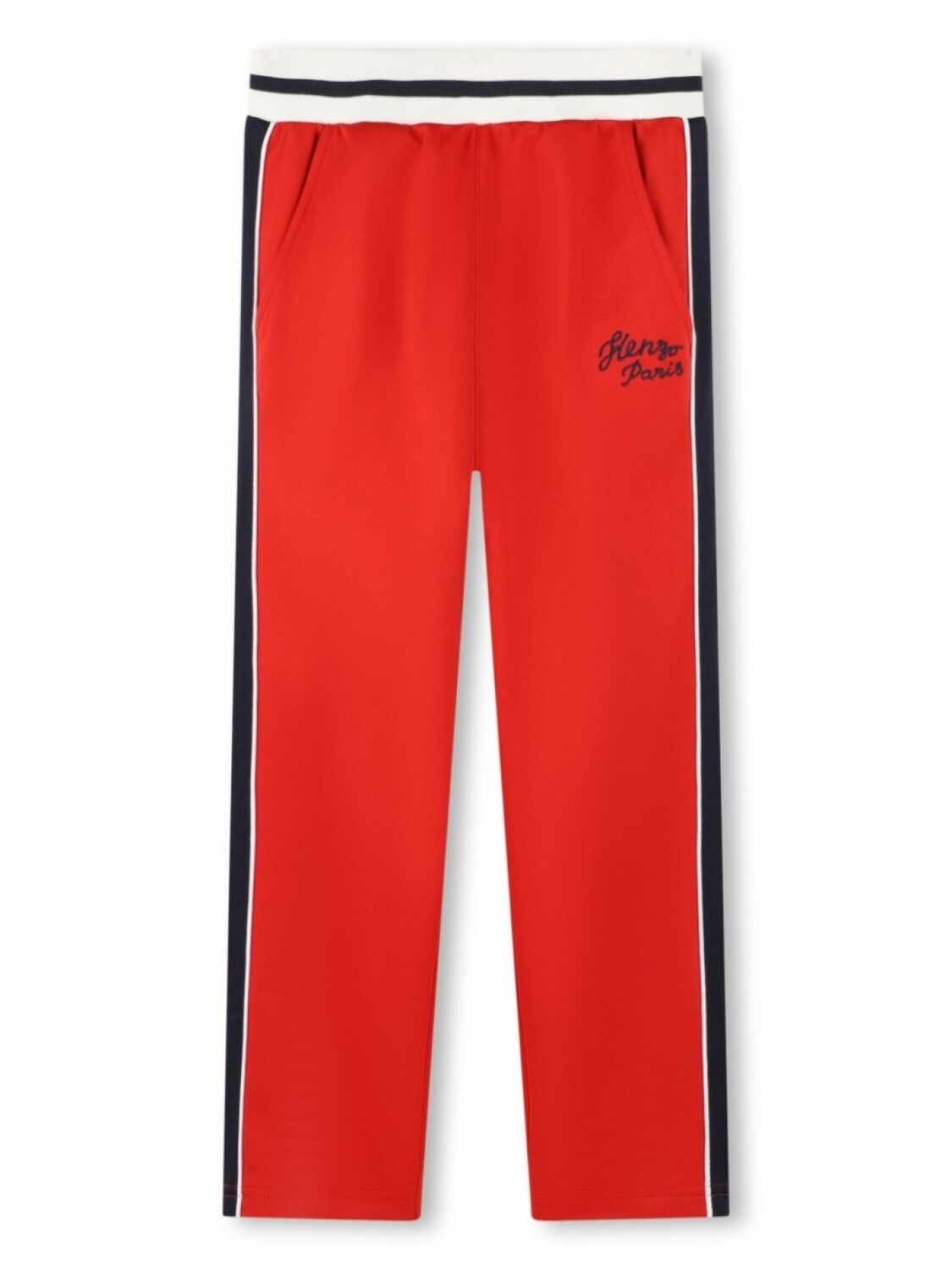 

Спортивные брюки с вышитым логотипом Kenzo Kids, красный