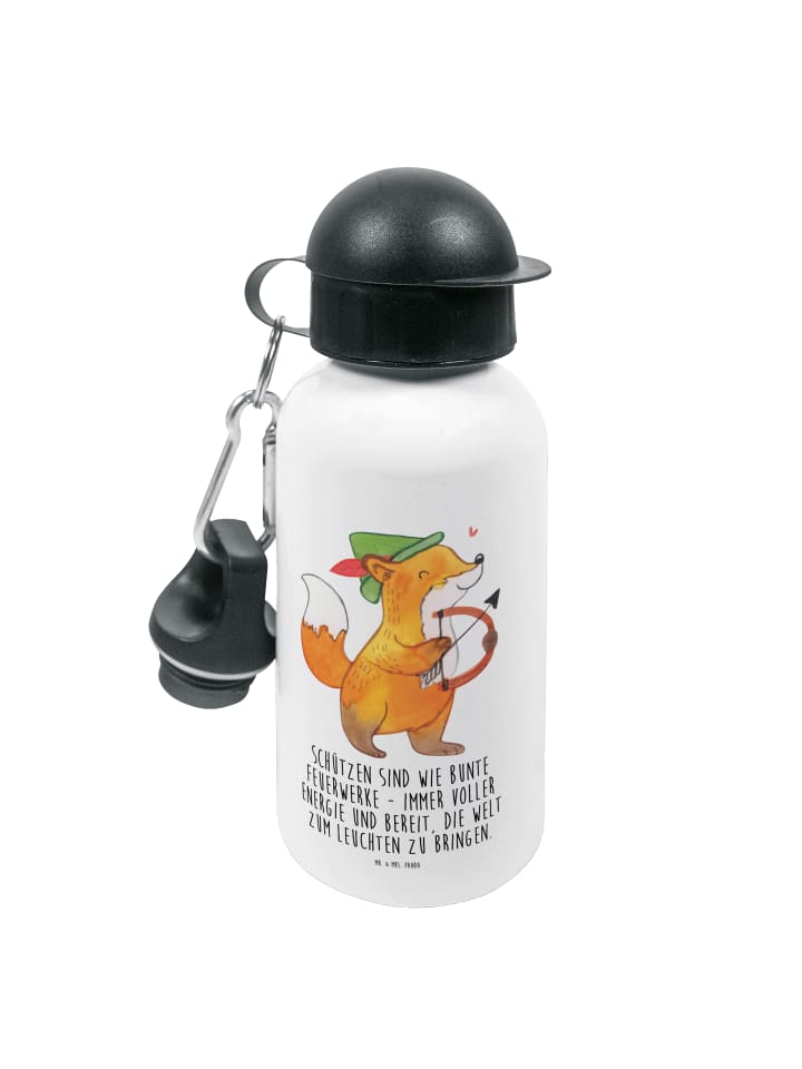 

Mr. & Mrs. Panda Бутылка для воды с надписью белого цвета, символизирующей знак Стрельца