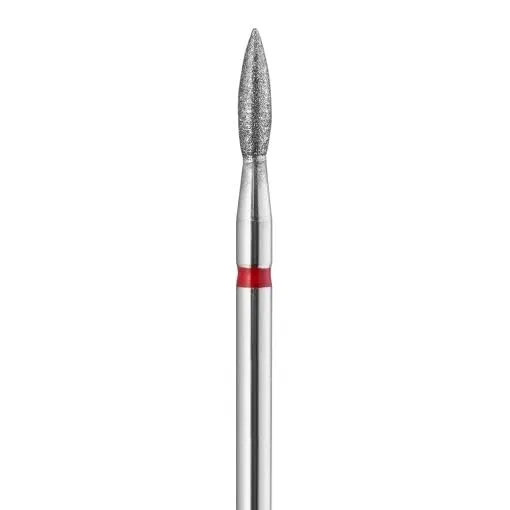 Алмазная фреза Cupio Sharp Flame для кутикулы, красная, 2.5 мм Cupio