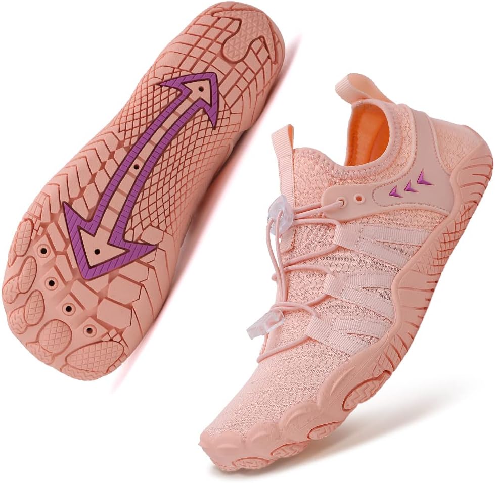 

Быстросохнущие пляжные и бассейные слипоны, для женщин и мужчин, для серфинга, йоги и водных видов спорта Ziitop, розовый