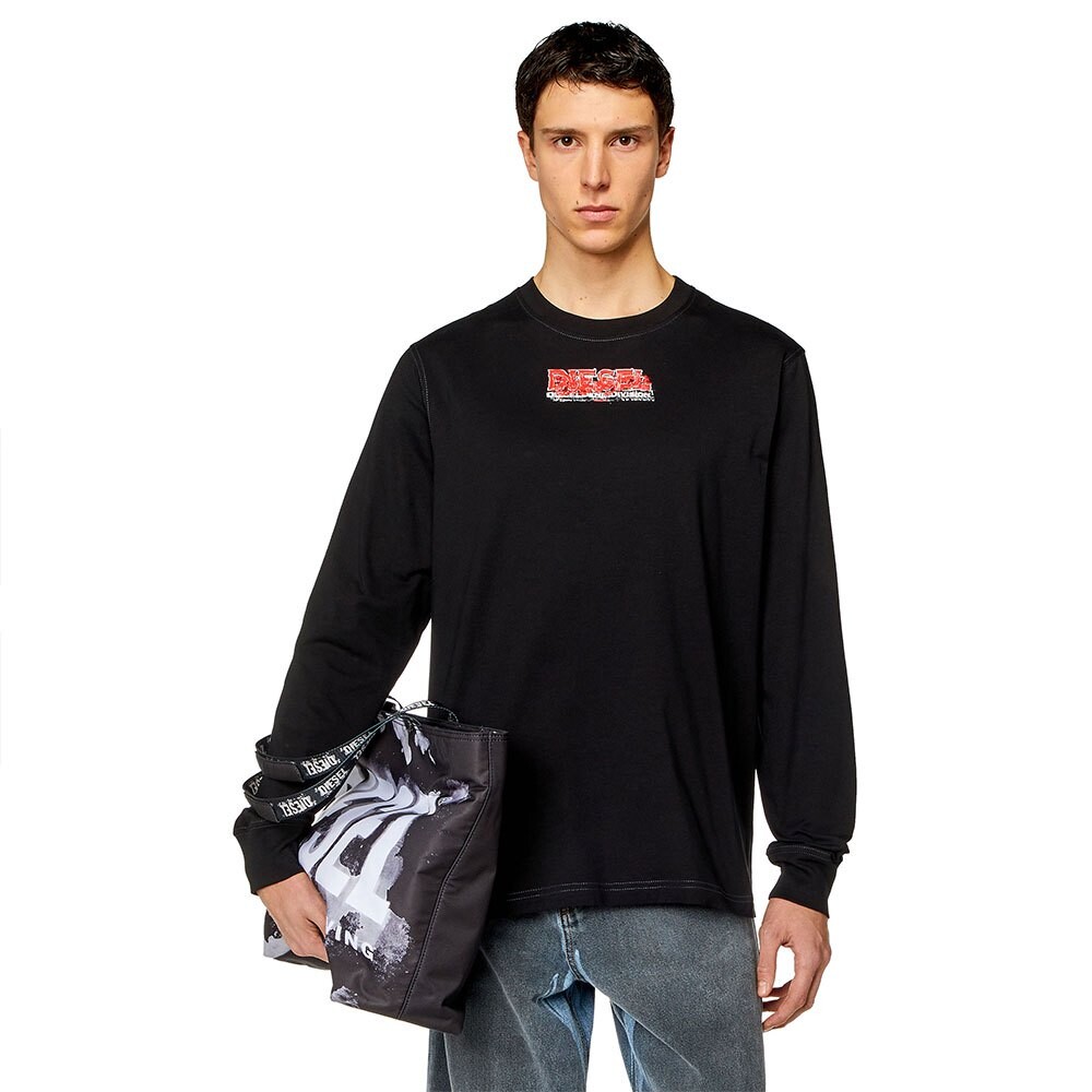 

Футболка с длинным рукавом Diesel Just K2, черный