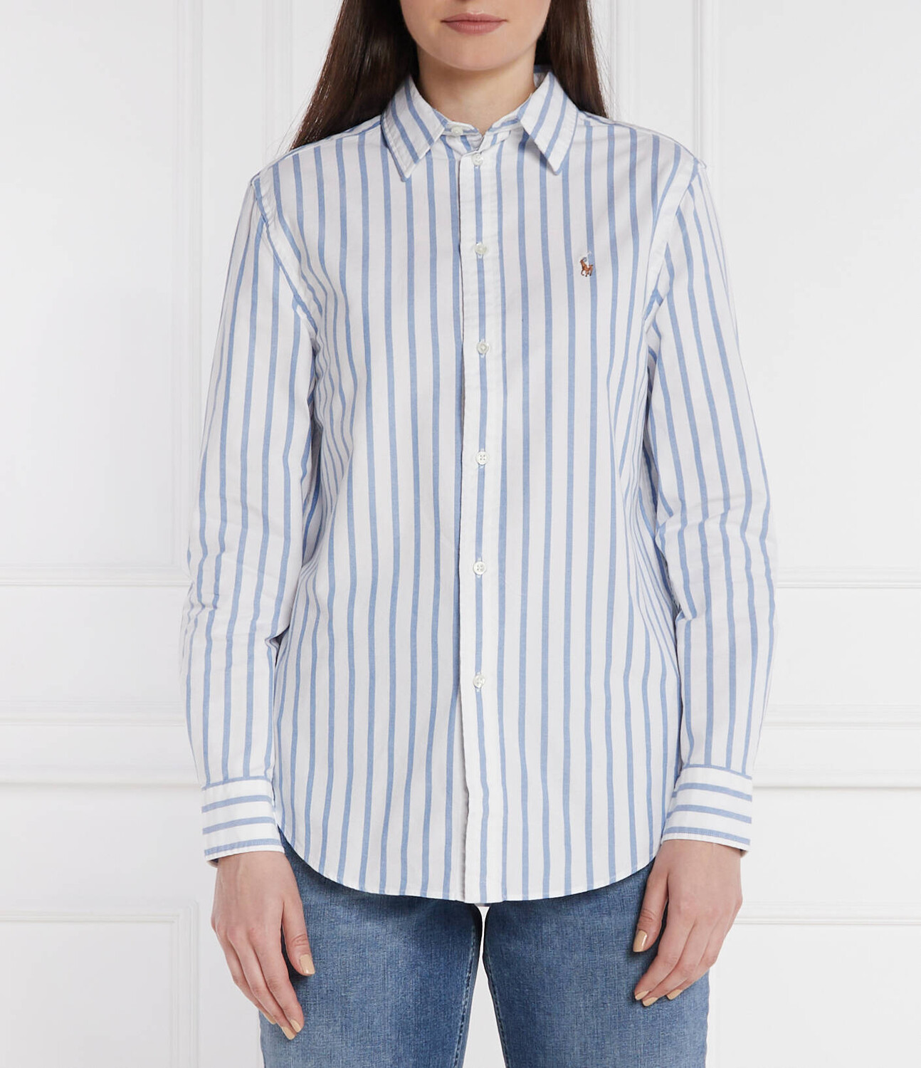 

Рубашка POLO RALPH LAUREN Relaxed fit, белый