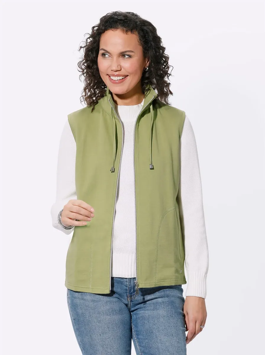 

Жилет-рубашка в стиле casual Casual Looks, цвет Schilf