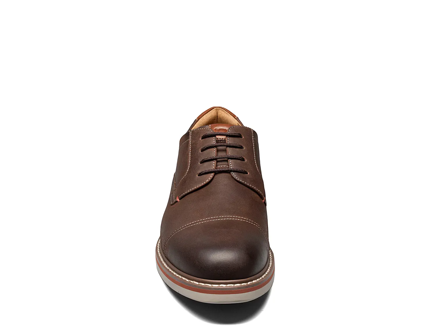 Оксфорды Norwalk Cap Toe Oxford Florsheim, темно-коричневый — фото 2