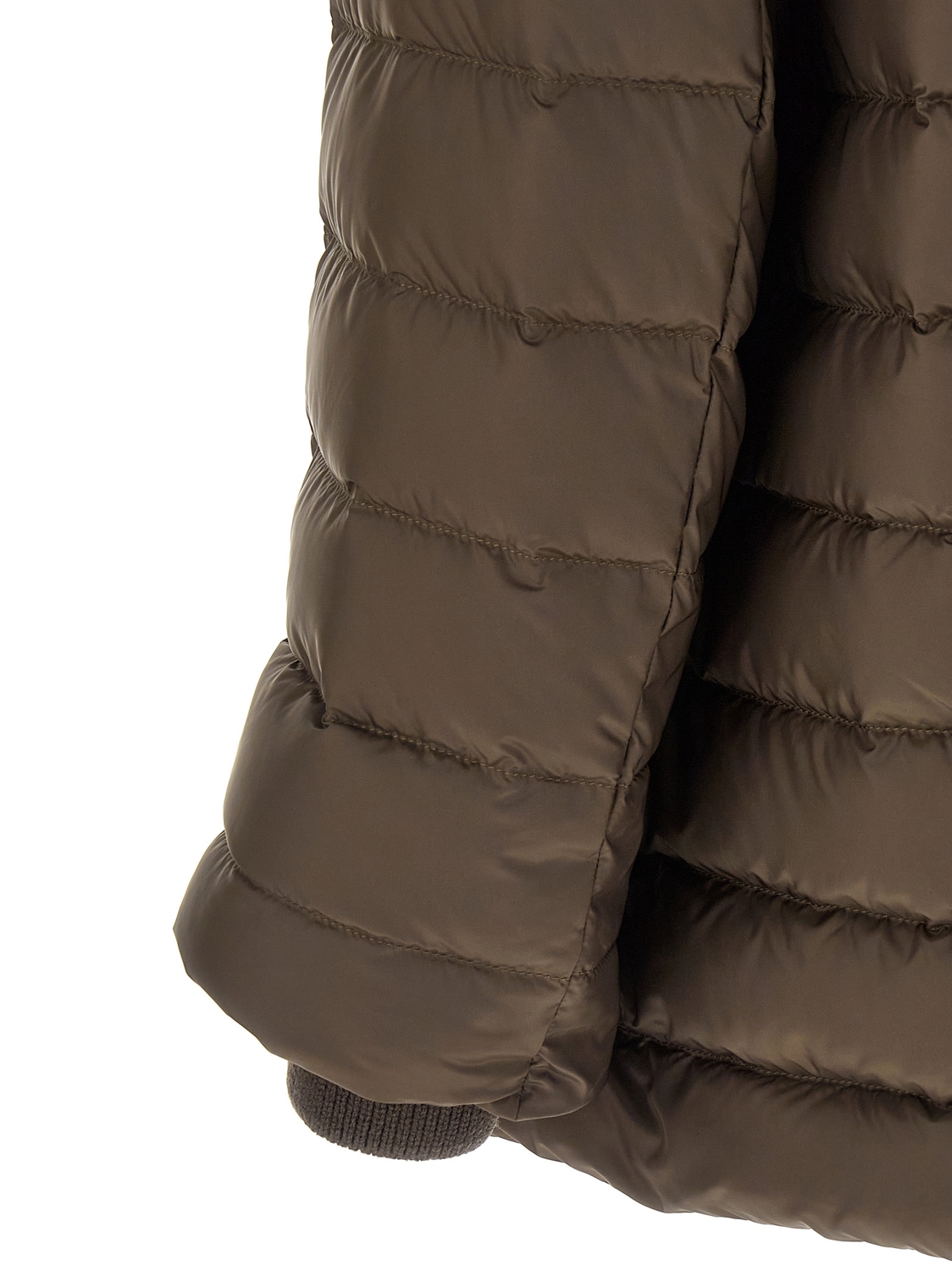 Moncler + Rick Owens пуховик "Flight Parka", коричневый — фото 4