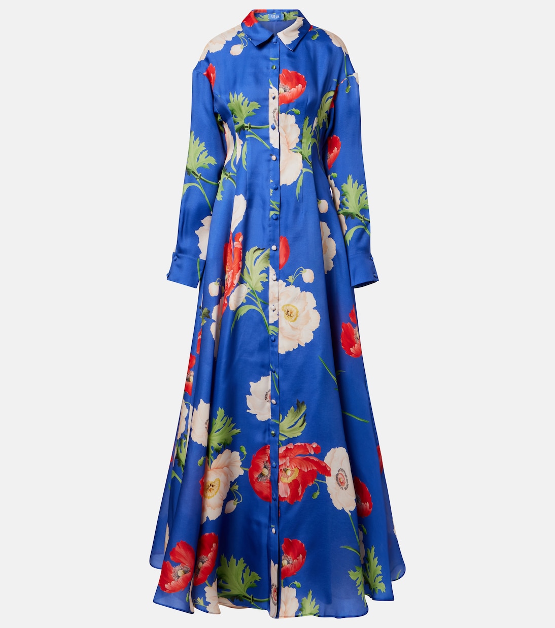 

Шелковое платье с цветочным принтом Josephine Leo Lin, Poppy Print