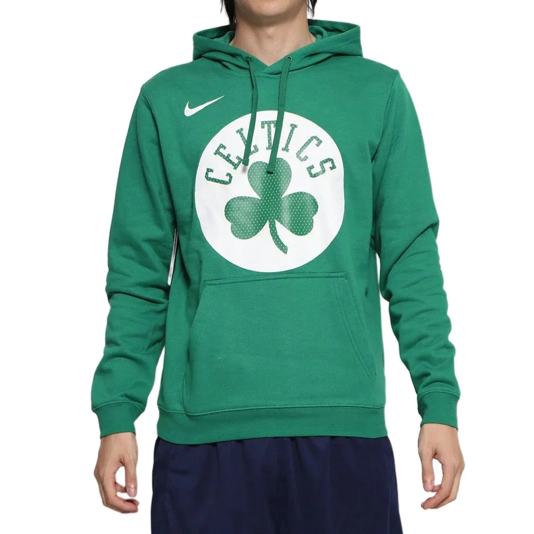 Nike Толстовка Club с капюшоном, мужская, зеленая, Moderate