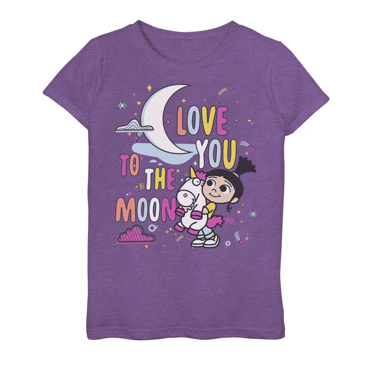

Футболка с рисунком «Гадкий я» для девочек 7–16 лет «Миньоны Love You To The Moon» Licensed Character