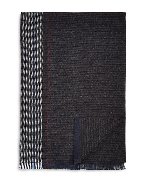 

Большой плетеный шарф в клетку The Men's Store at Bloomingdale's, цвет Blue