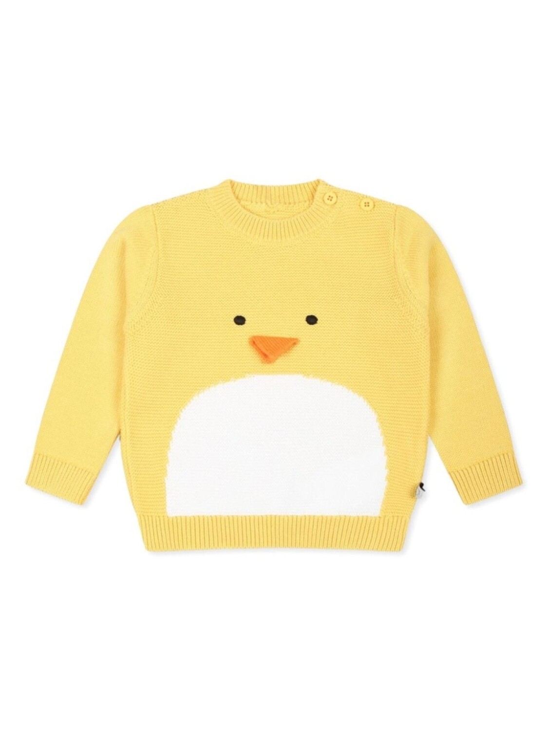 

Stella McCartney Kids джемпер Chick из органического хлопка, желтый